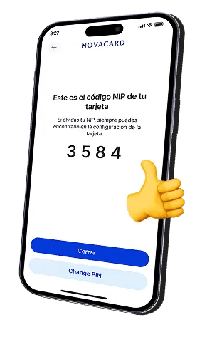 Sigue los siguientes pasos para establecer tu PIN
