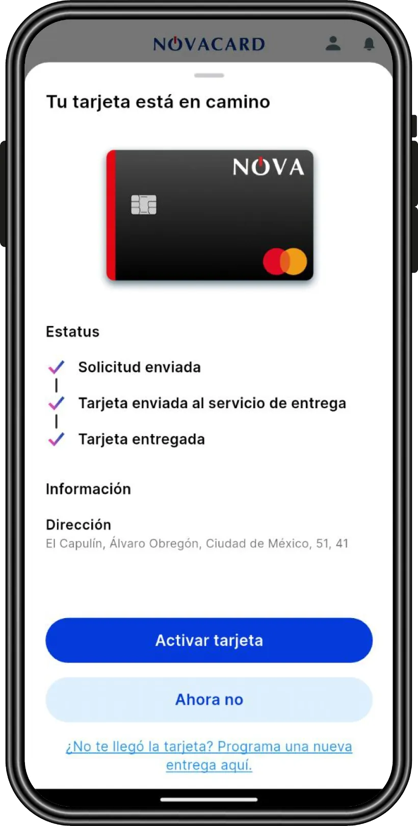 ¿Cómo activo mi tarjeta NOVACARD?