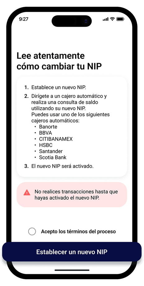 Sigue los pasos y haz el cambio
